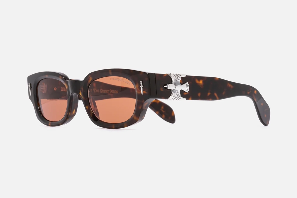 Cutler and Gross The Great Frog Soaring Eagle Rectangle Sunglasses at Eyes Optometrists